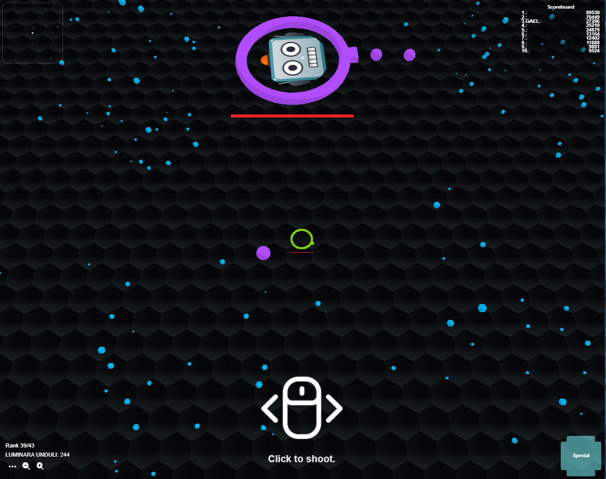 2.5D 射击 + 吞噬生存的在线游戏狂欢！